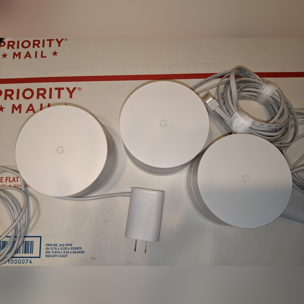 3x Google WIFI Mesh Wireless Router Nest Extender AC-1304 Signal Booster Amplifi